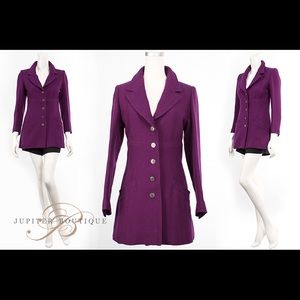 Chanel Vintage Suit Jacket violet FR 38